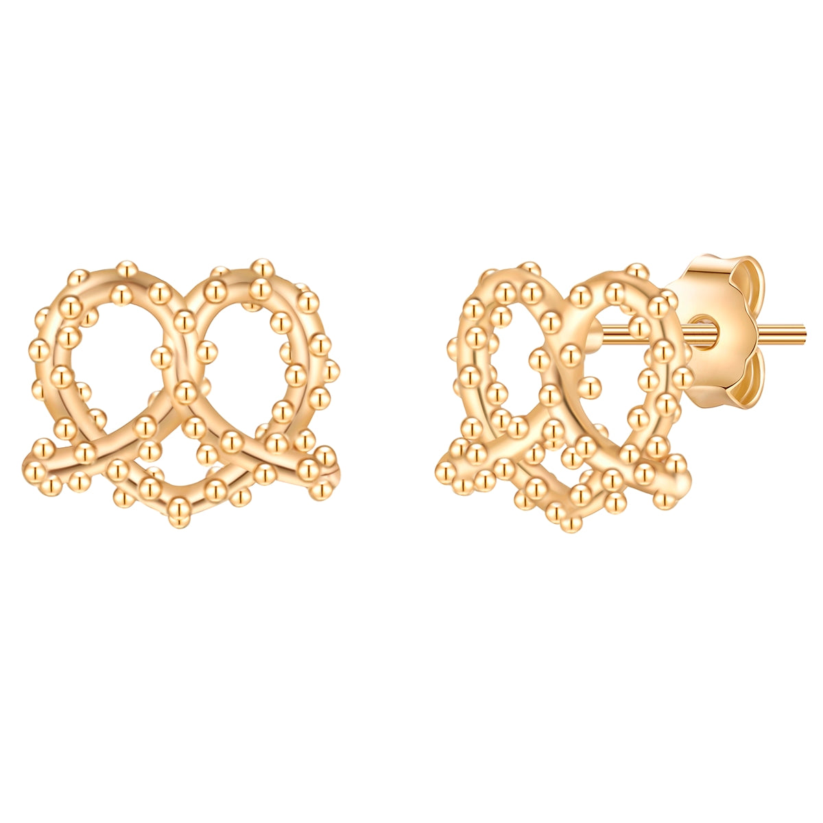 Ohrstecker Sterling Silber gelbgold