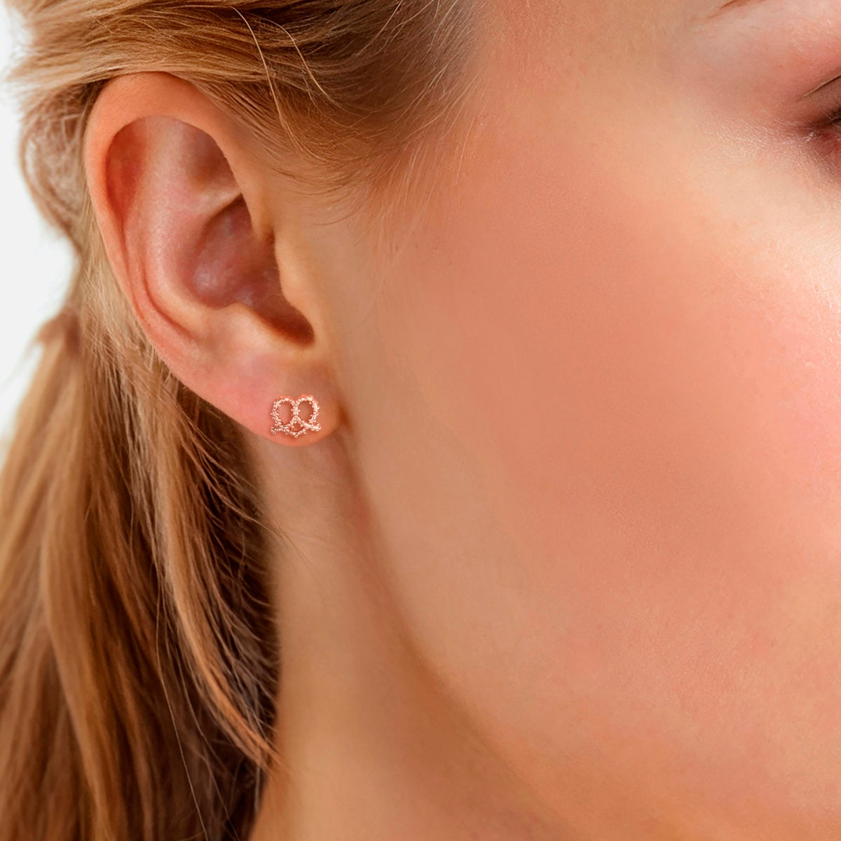 Ohrstecker Sterling Silber roségold