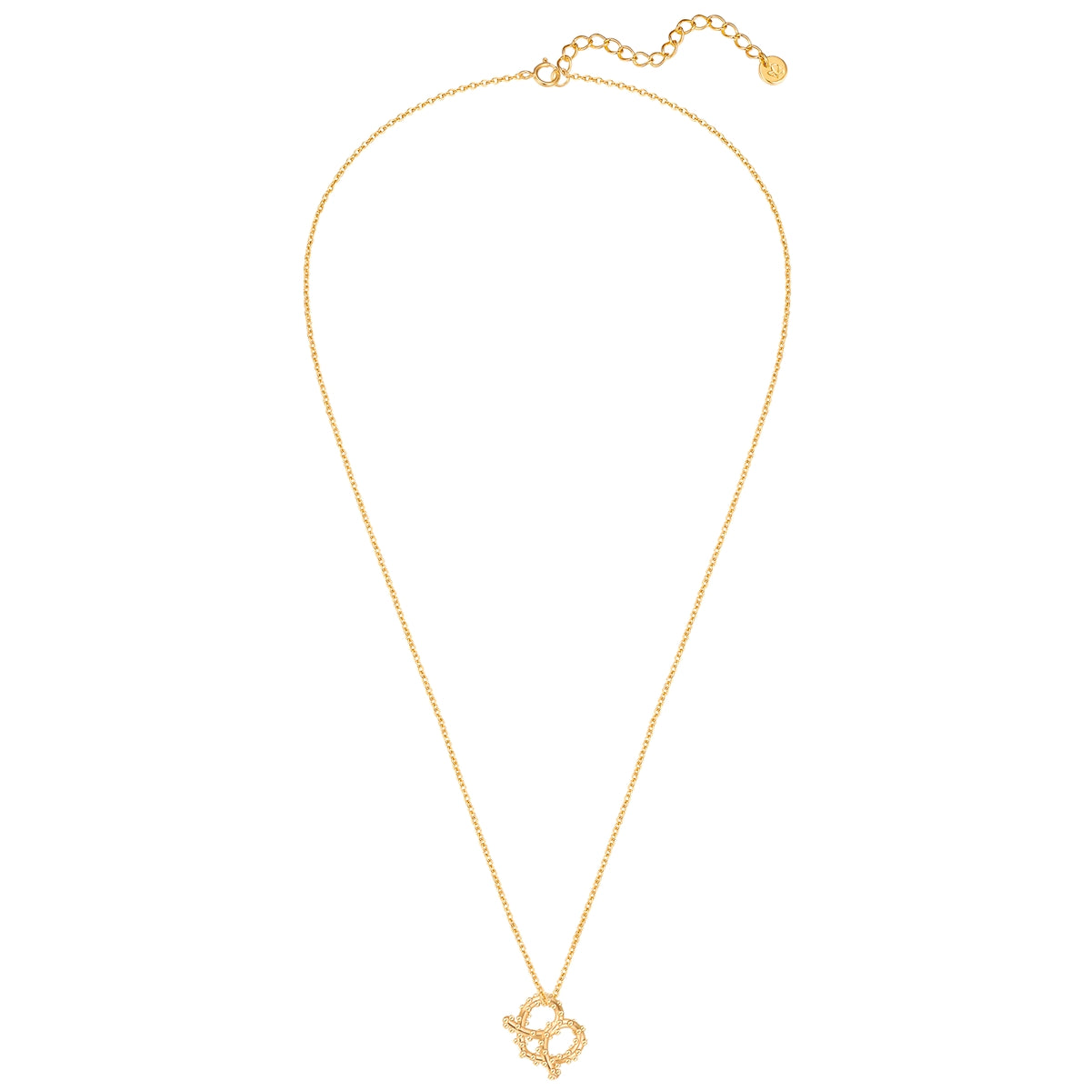 Kette mit Anhänger Sterling Silber gelbgold