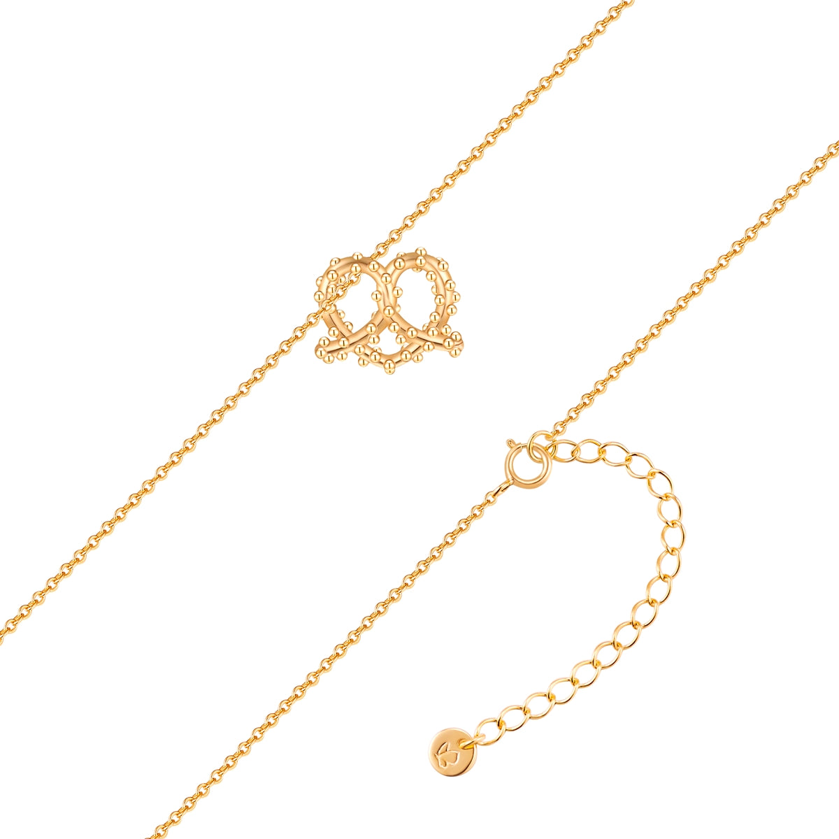 Kette mit Anhänger Sterling Silber gelbgold