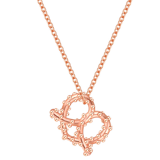 Kette mit Anhänger Sterling Silber roségold