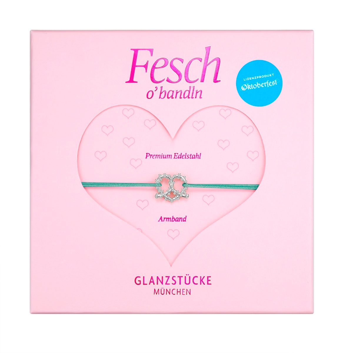 Armband Edelstahl Textil (salbei)