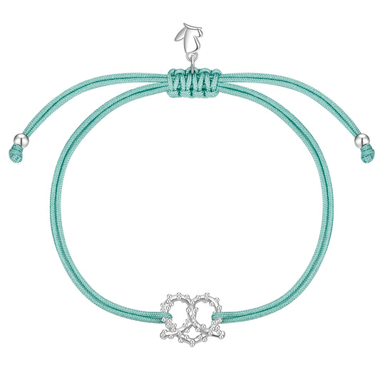 Armband Edelstahl Textil (salbei)