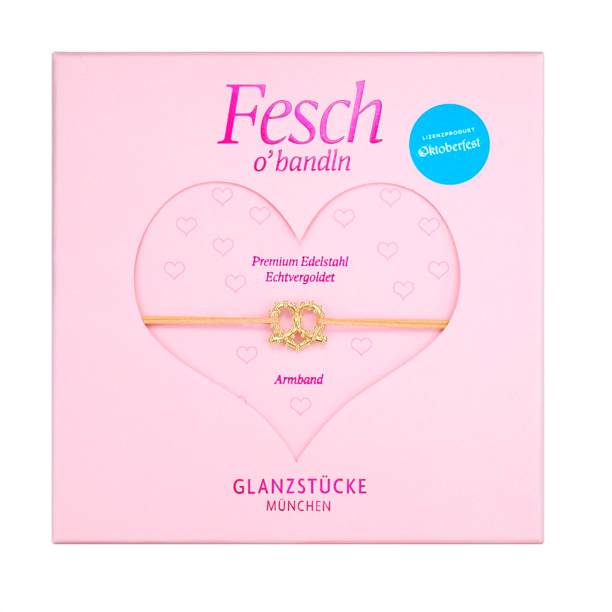 Armband Edelstahl gelbgold Textil (gelb)